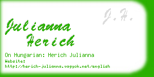 julianna herich business card